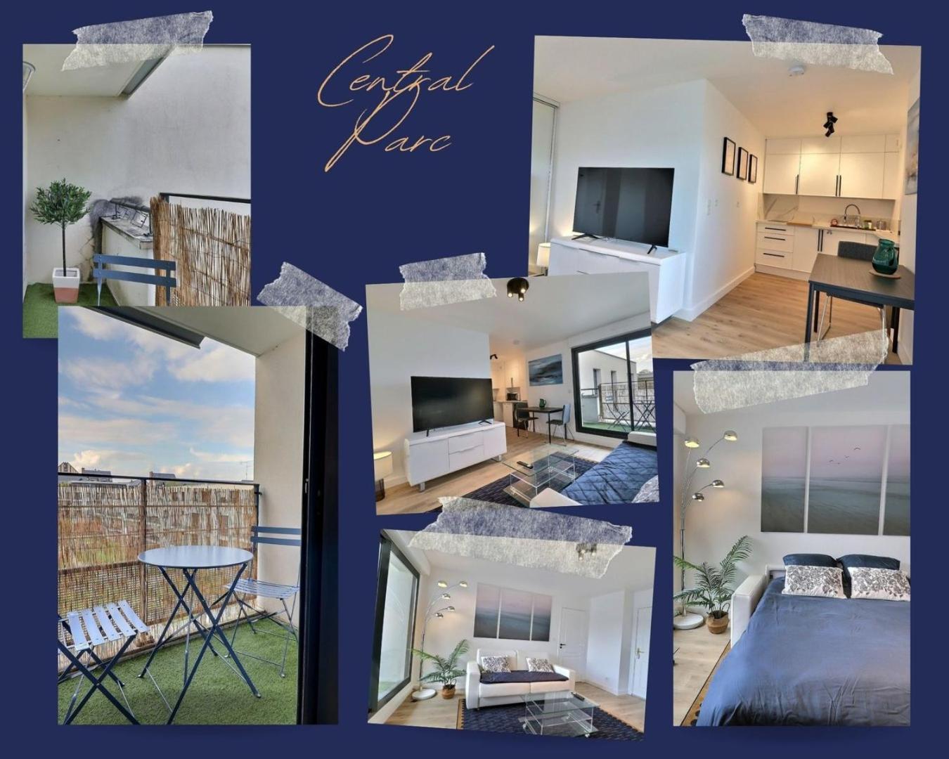 Central Park - Studio Calme - Balcon - Mon Groom Troyes Esterno foto